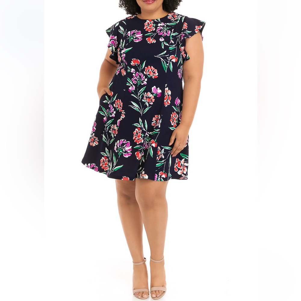 Floral Fit & Flare Dress